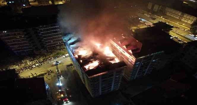 rize çayelinde yangın